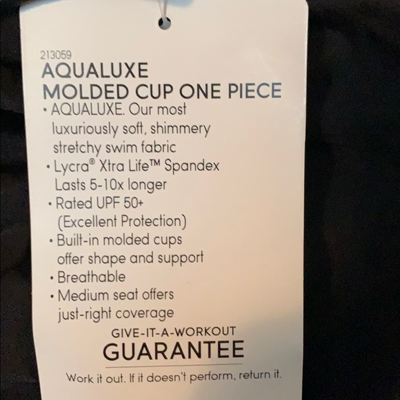 Athleta Aqualuxe Molded Cup One Piece - Picture 2 of 4